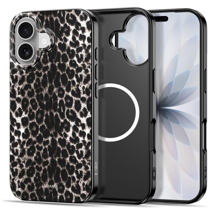 Bild 3, Tech-Protect Tech-Protect iPhone 17 Skal MagSafe Lamano Leopard