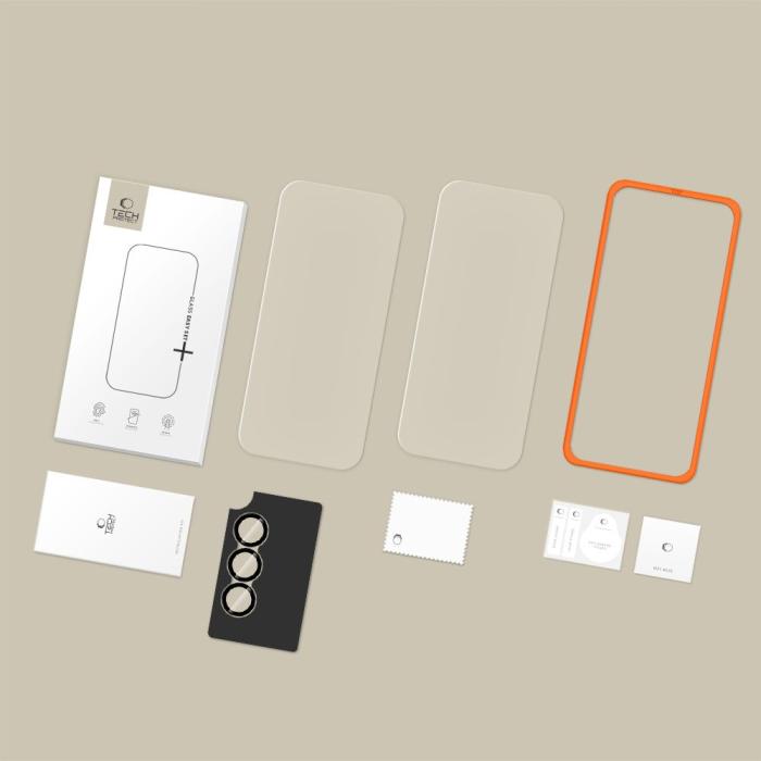 Bild 3, Tech-Protect Tech-Protect Galaxy A57 5G 3-PACK Skärmskydd / Linsskydd