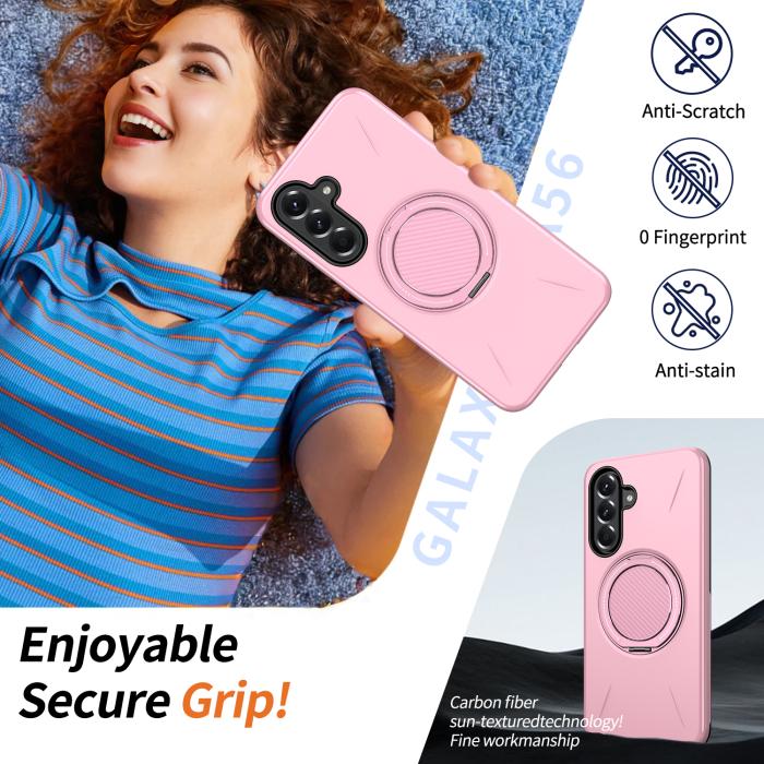Bild 2,  Samsung Galaxy A27 5G Skal Magsafe Kickstand Rosa