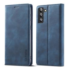 LC.IMEEKE LC.IMEEKE Samsung Galaxy S22 Plus Fodral Flip L&auml;der Bl&aring;