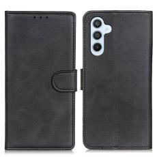  Samsung Galaxy A35 5G Fodral L&auml;der Svart