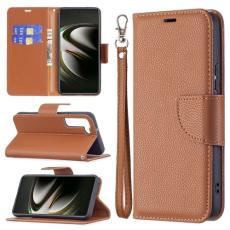  Samsung Galaxy S22 Fodral Litchi Shark Brun