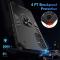  Samsung Galaxy S25 Skal Hybrid Armor Ring Svart