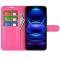  Xiaomi Redmi Note 12 Pro 5G Fodral Litchi Läder Rosa