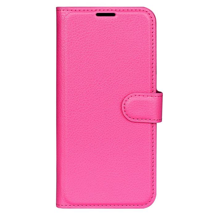 Bild 5,  Xiaomi Redmi Note 12 Pro 5G Fodral Litchi Läder Rosa