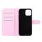  iPhone 12 Pro Max Fodral Litchi Läder Ljus Rosa