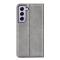  Samsung Galaxy S23 Flip Fodral Skin Touch Grå