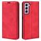  Samsung Galaxy S23 Flip Fodral Skin Touch Röd