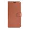  Xiaomi Redmi 14C Fodral Litchi Läder Brun