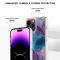  iPhone 16 Pro Max Skal TPU Marmor Lila