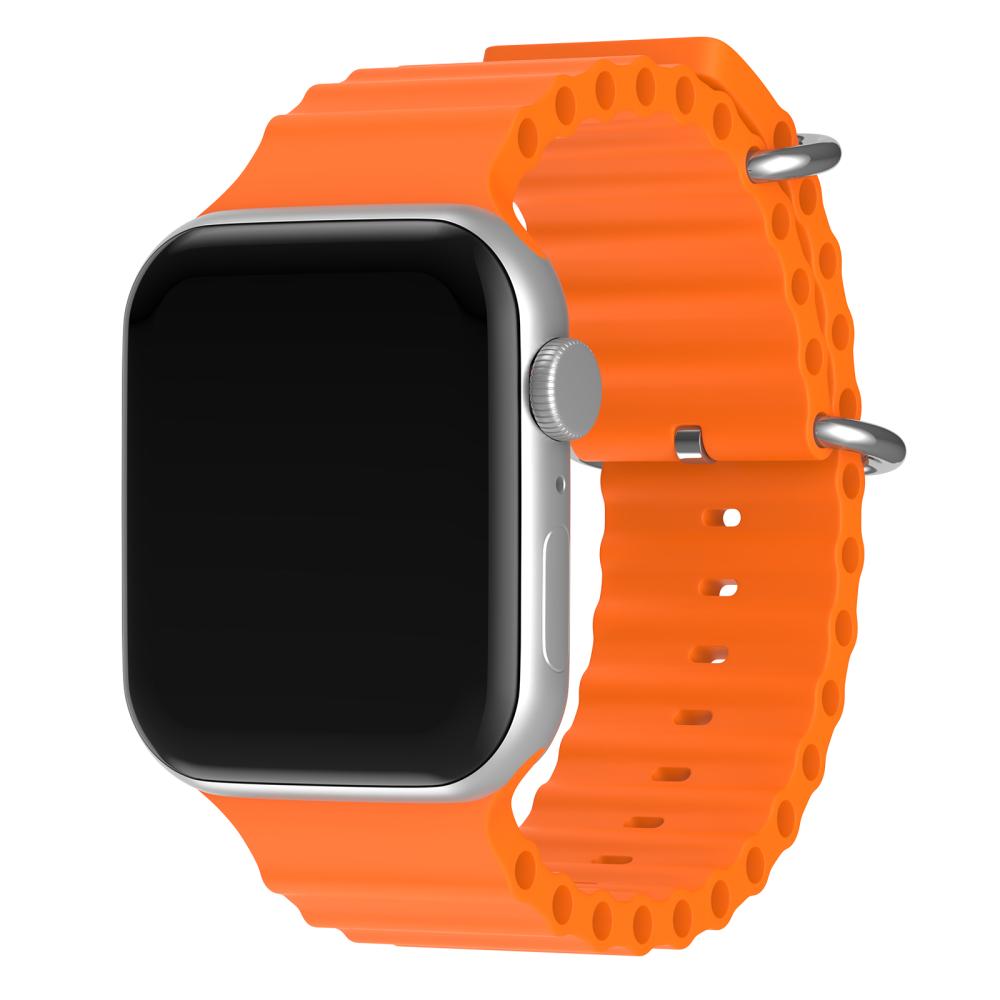 ColorPop Apple Watch 42/41/40/38 mm Armband Ocean Wave Orange