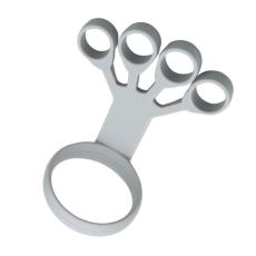 Fingertr&auml;nare Silikon Gr&aring; (L&aring;gt Motst&aring;nd)