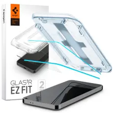 Spigen Spigen Galaxy S25 / S24 2-PACK GLAS.tR "Ez Fit" Sk&auml;rmskydd