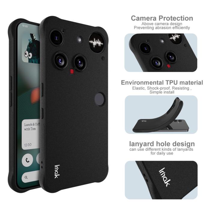 Bild 3, IMAK IMAK Nothing Phone 3 Skal Airbag Shockproof Svart