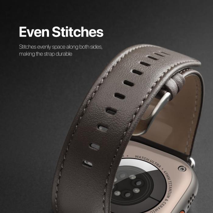 Bild 6, DUX DUCIS DUX DUCIS Apple Watch 42/44/45/46/49 mm Armband Äkta Läder