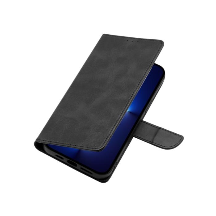Bild 5,  Motorola Moto G13 / G23 / G53 5G Fodral Solid Läder Svart