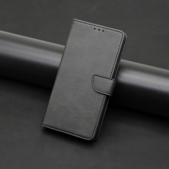 Bild 6,  Motorola Moto G13 / G23 / G53 5G Fodral Solid Läder Svart