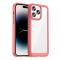  iPhone 14 Pro Max Skal Akryl/TPU Transparent/Röd