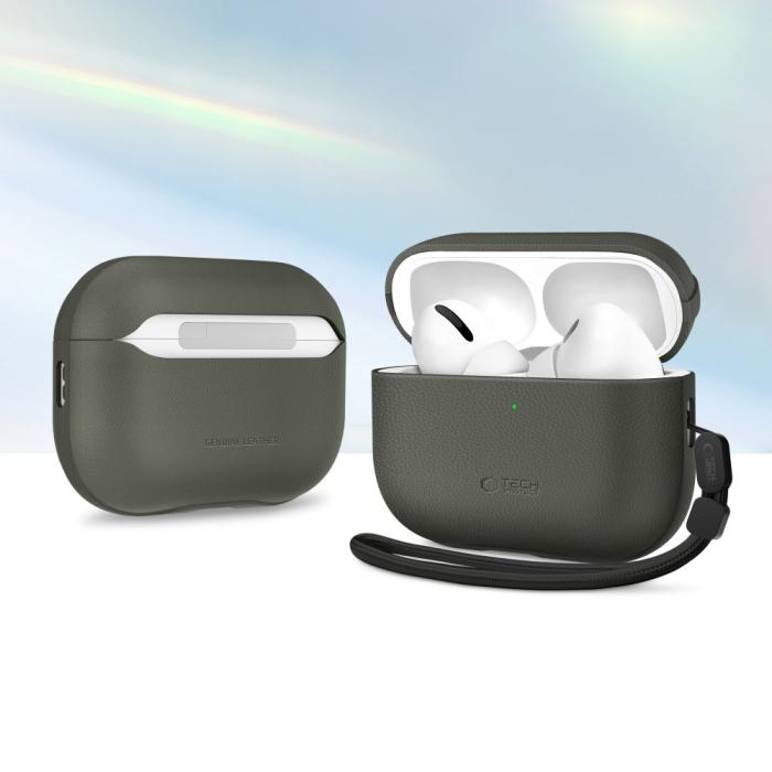 Bild 6, Tech-Protect Tech-Protect AirPods Pro 3 Skal NaturalFit Olive Green