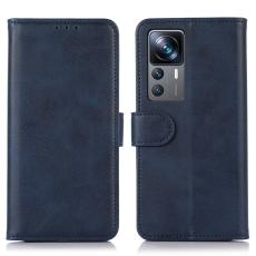  Xiaomi 12T / 12T Pro Fodral Solid L&auml;der Bl&aring;