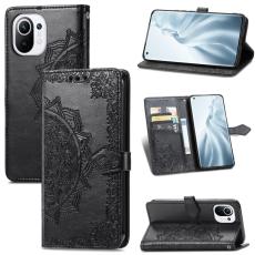  Xiaomi Mi 11 - Mandala L&auml;der Fodral - Svart