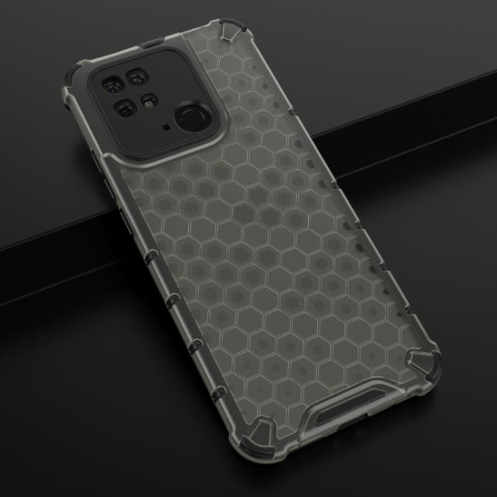 Bild 4,  Xiaomi Redmi 10C Skal Armor Honeycomb Svart
