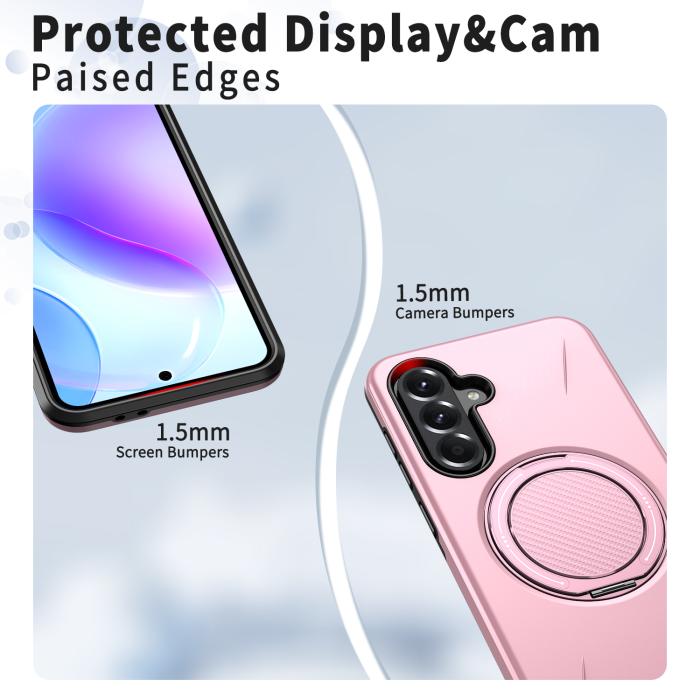 Bild 4,  Samsung Galaxy A27 5G Skal Magsafe Kickstand Rosa
