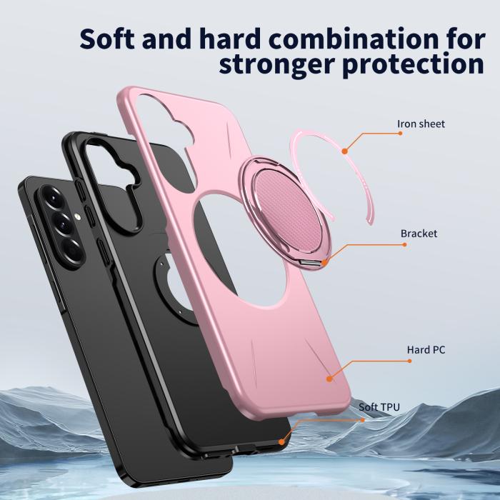 Bild 5,  Samsung Galaxy A27 5G Skal Magsafe Kickstand Rosa