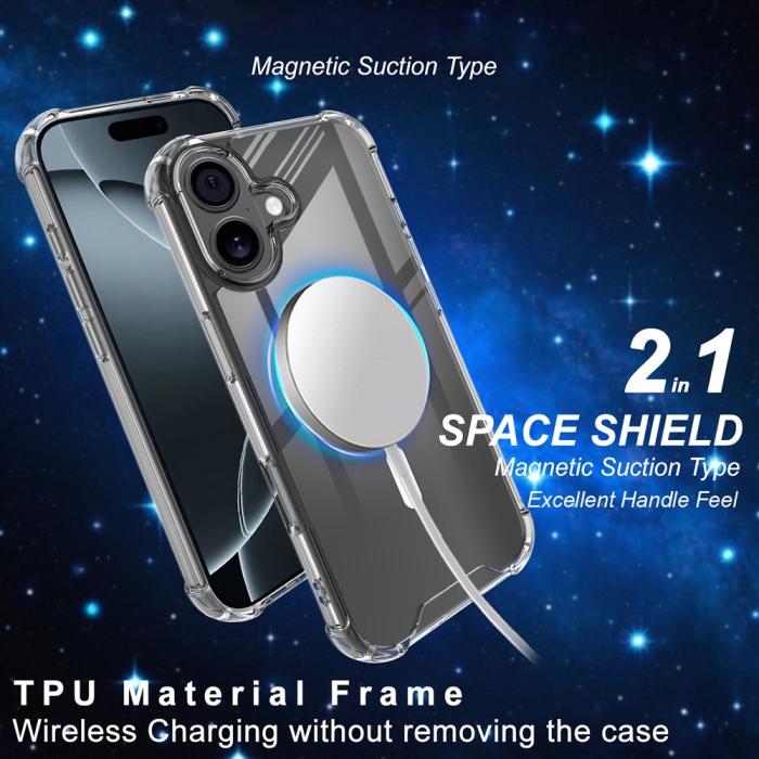 Bild 3, IMAK IMAK iPhone 17 Skal MagSafe Shockproof Transparent