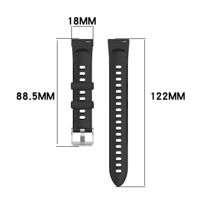 Bild 6,  Huawei Watch GT 6 41 mm / 5 Pro 42 mm Armband Silikon Vit