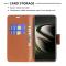  Samsung Galaxy S22 Fodral Litchi Shark Brun