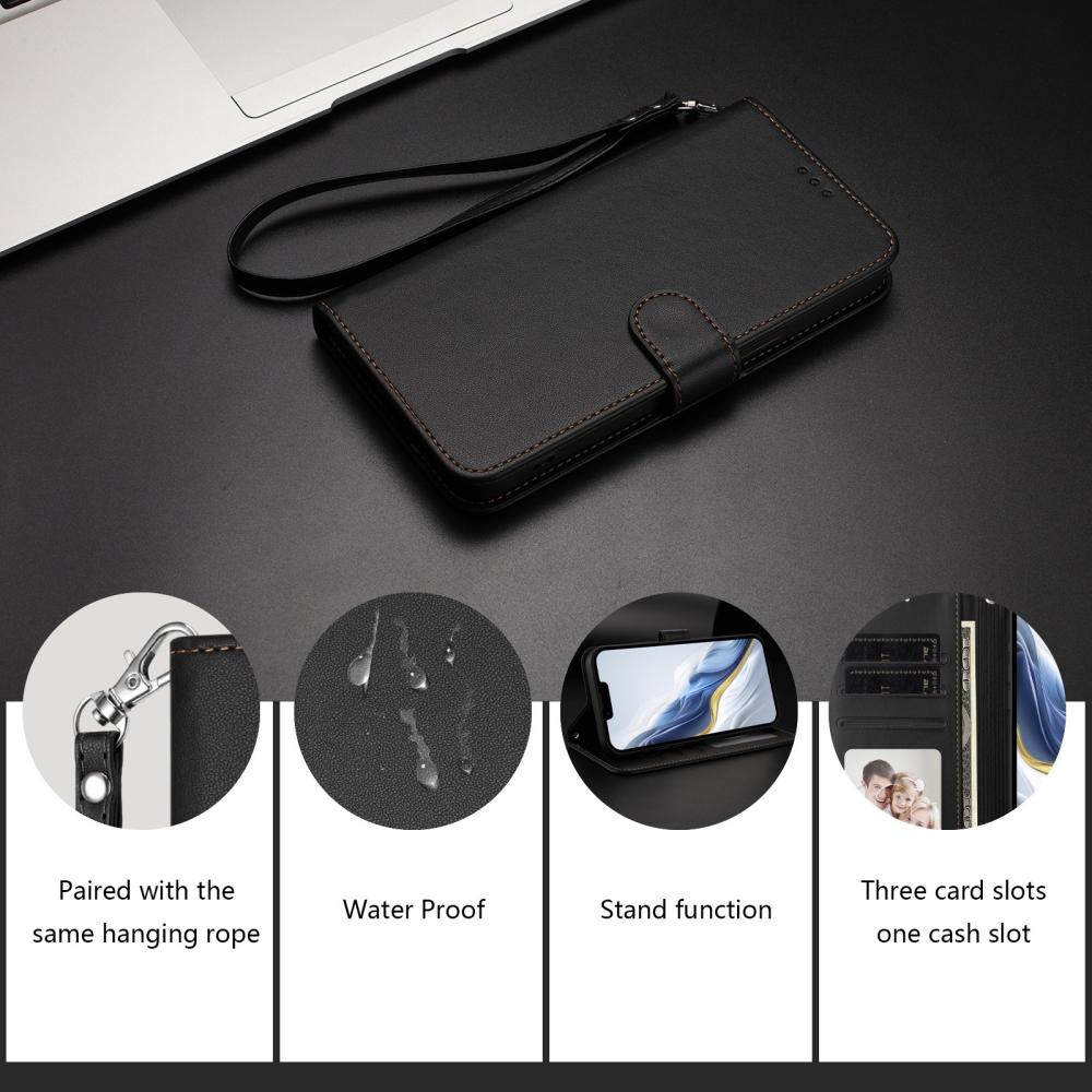  Honor X5c Plus Fodral Läder Svart