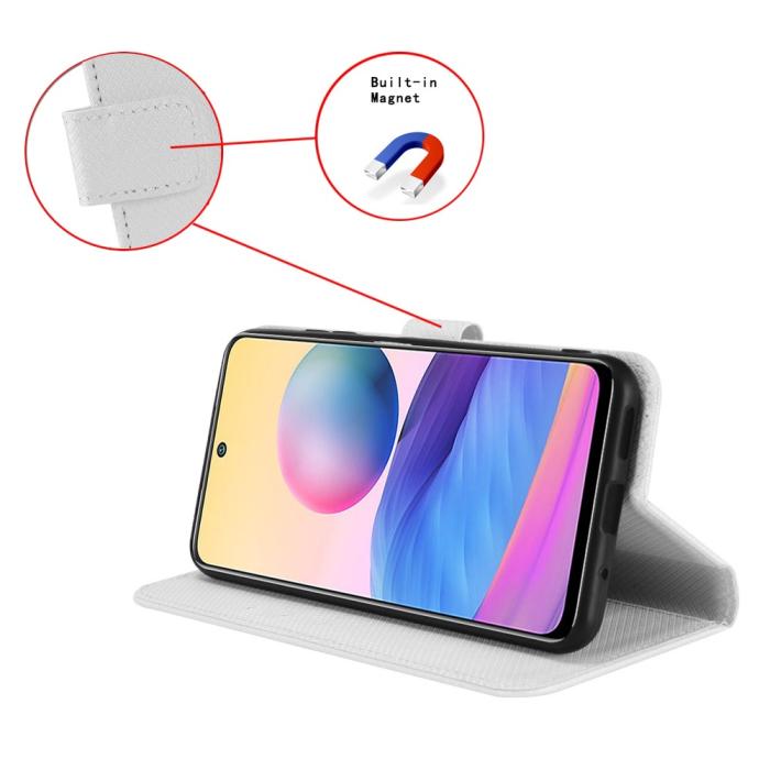 Bild 5,  Motorola Moto G15 / G15 Power Fodral Läder Vit