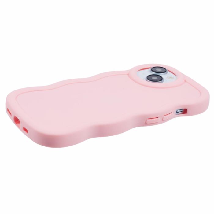 Bild 5,  iPhone 13 Mobilskal Wavy Ljus Rosa