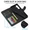 LC.IMEEKE LC.IMEEKE Samsung Galaxy A16 Fodral Läder Svart