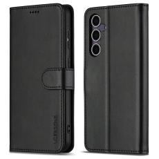 LC.IMEEKE LC.IMEEKE Samsung Galaxy A16 Fodral L&auml;der Svart
