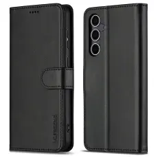 LC.IMEEKE LC.IMEEKE Samsung Galaxy A16 Fodral L&auml;der Svart
