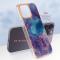  iPhone 16 Pro Max Skal TPU Marmor Lila