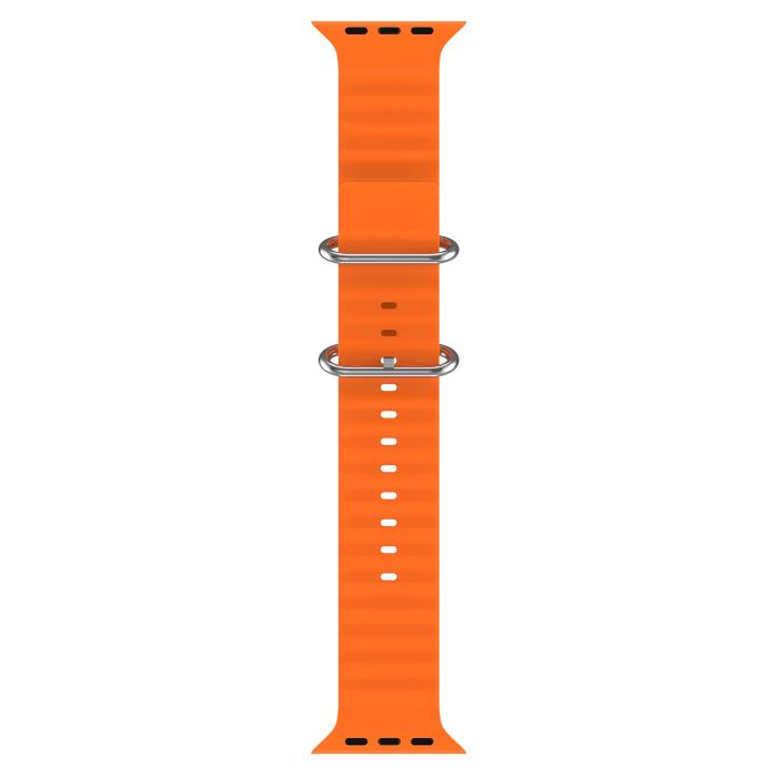 Bild 3, ColorPop Apple Watch 42/41/40/38 mm Armband Ocean Wave Orange