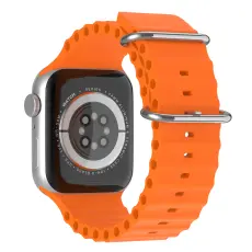 ColorPop Apple Watch 42/41/40/38 mm Armband Ocean Wave Orange