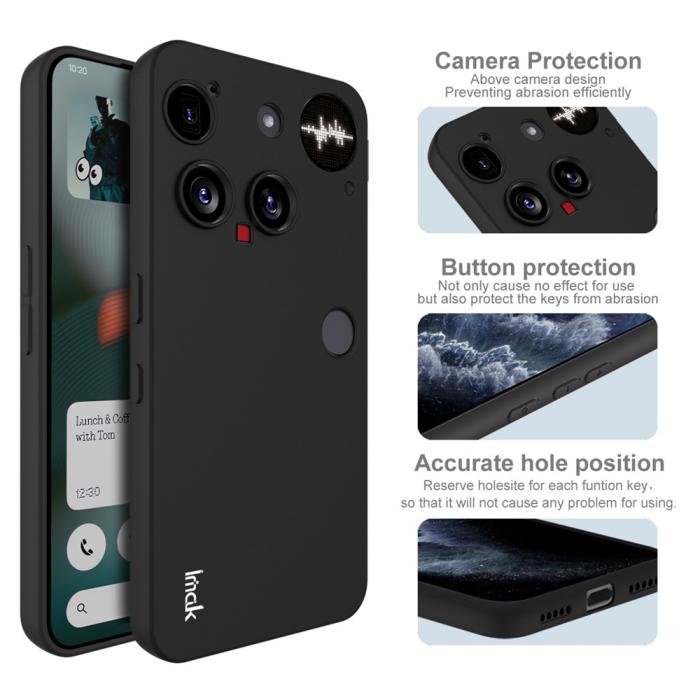 Bild 3, IMAK IMAK Nothing Phone 3 Skal Soft TPU Svart