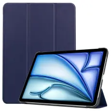  iPad Air 13 2026-2024 Fodral Tri-Fold M&ouml;rk Bl&aring;