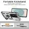  Samsung Galaxy S26 Ultra Skal CamShield Ring Hybrid Silver