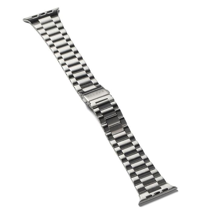 Bild 2, Ringke Ringke Apple Watch 42/44/45/46/49 mm Armband Metal OneAir Silver