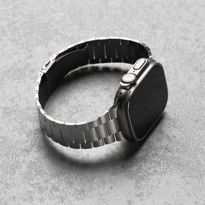 Bild 3, Ringke Ringke Apple Watch 42/44/45/46/49 mm Armband Metal OneAir Silver