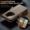 CASEME CASEME Redmi Note 14 Pro/Pro Plus 5G Fodral RFID Läder Brun