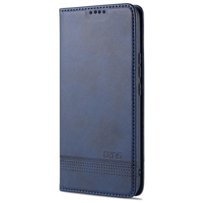 Bild 2, AZNS Xiaomi Mi 11 - AZNS Läder Flip Fodral - Blå