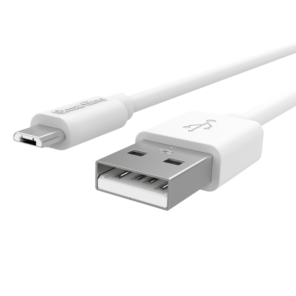 Smartline Smartline 1m Micro USB Laddningskabel Vit