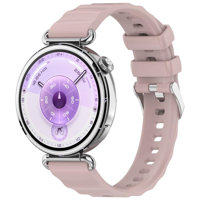 Bild 4,  Huawei Watch GT 6 41 mm / 5 Pro 42 mm Armband Silikon Rosa