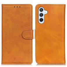 Samsung Galaxy A35 5G Fodral L&auml;der Brun